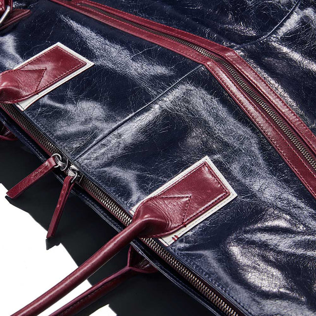 MEN'S MICHELETTO l LEATHER CARRY-ALL DUFFLE BAG