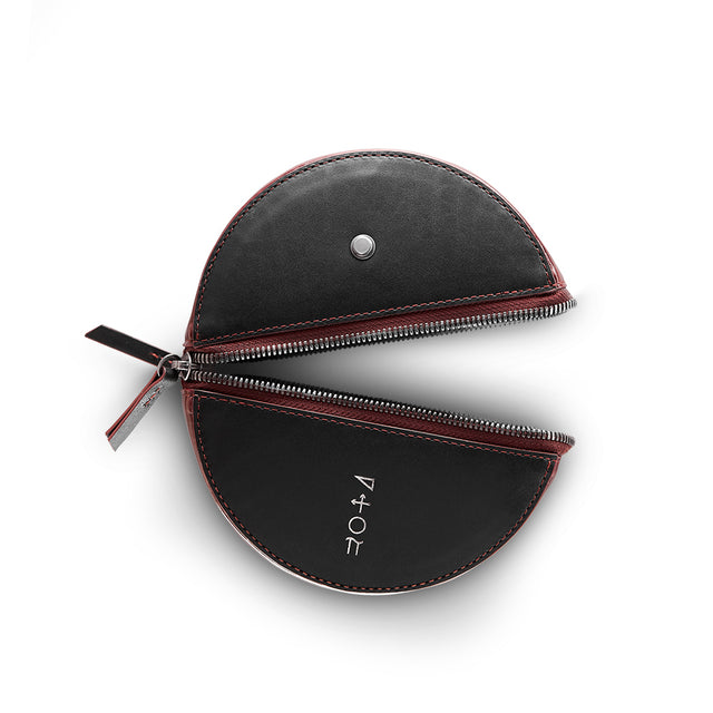 WOMEN'S THETA | LEATHER CIRCULAR CLUTCH