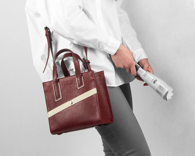 WOMEN'S TIEN | LEATHER SMALL TOTE