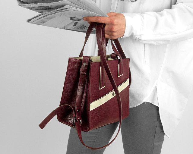 WOMEN'S TIEN | LEATHER SMALL TOTE