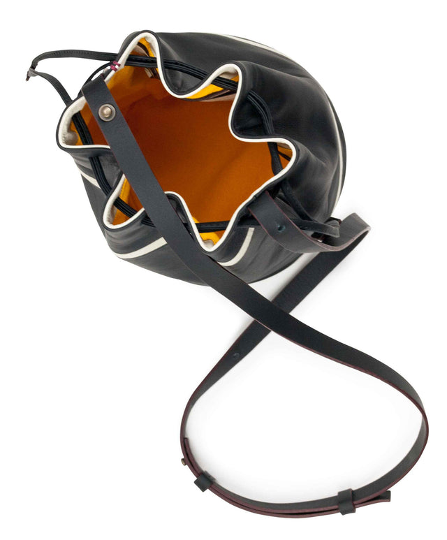 WOMEN'S BLOOP LEATHER BUCKET BAG