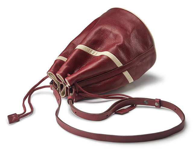 WOMEN'S BLOOP LEATHER BUCKET BAG