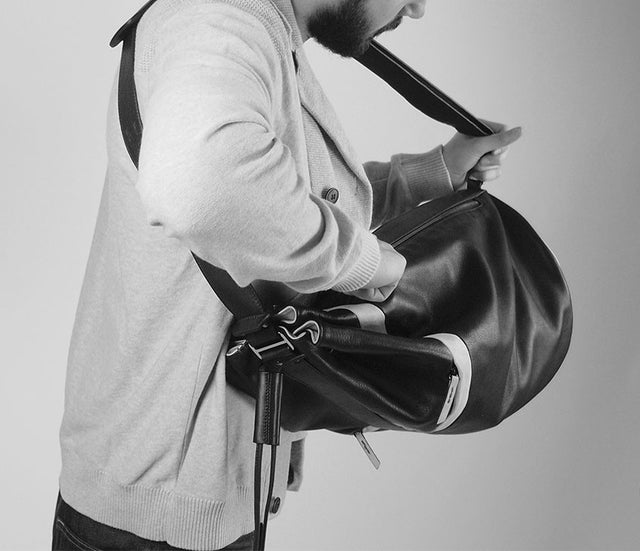 EDWARD | LEATHER LARGE BUCKET BAG