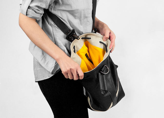 EDWARD | LEATHER MEDIUM BUCKET BAG