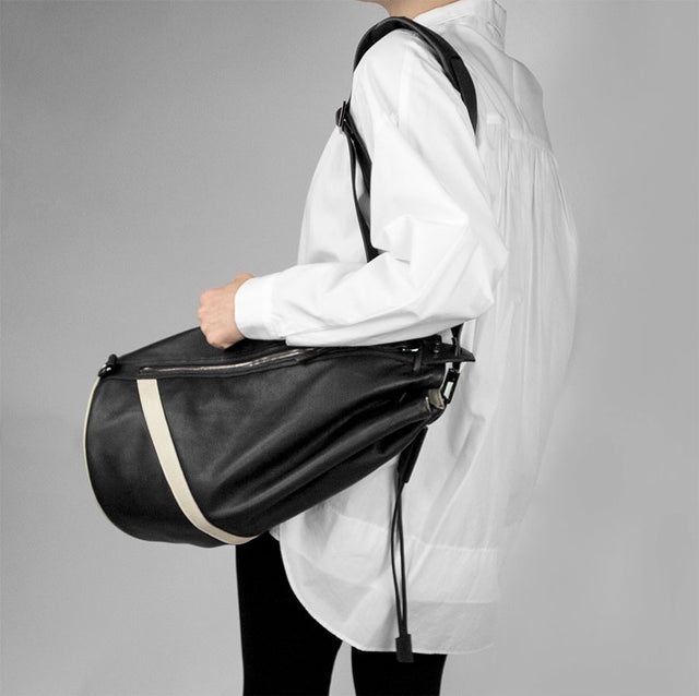 EDWARD | LEATHER MEDIUM BUCKET BAG