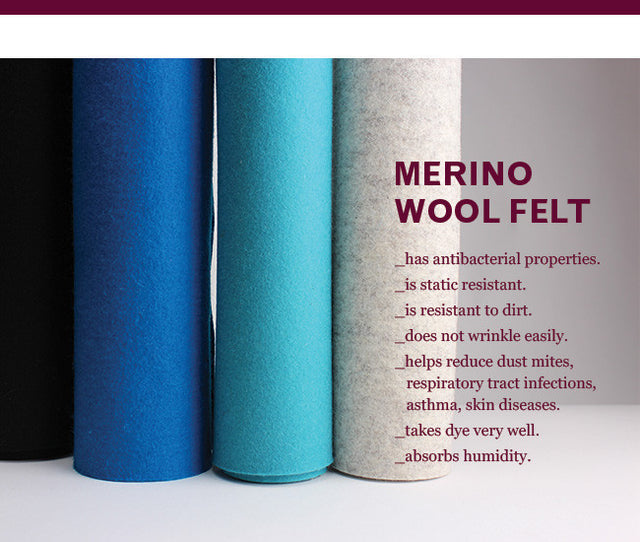 JUN | AGED LEATHER & WOOL-FELT SLEEVE