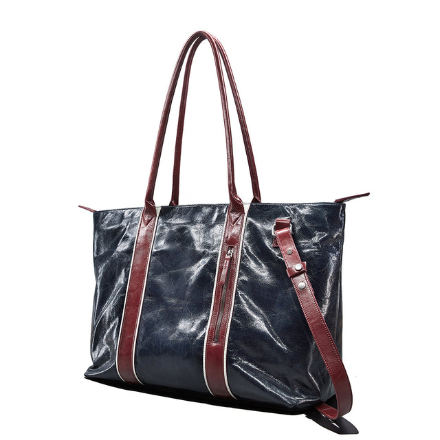 MEN'S MICHELETTO l LEATHER CARRY-ALL DUFFLE BAG