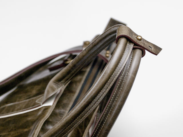 MEN'S MICHELETTO l LEATHER ULTRA LARGE CARRY-ALL DUFFLE BAG