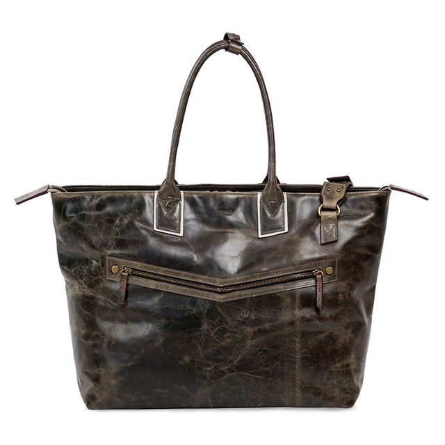 MEN'S MICHELETTO l LEATHER CARRY-ALL DUFFLE BAG