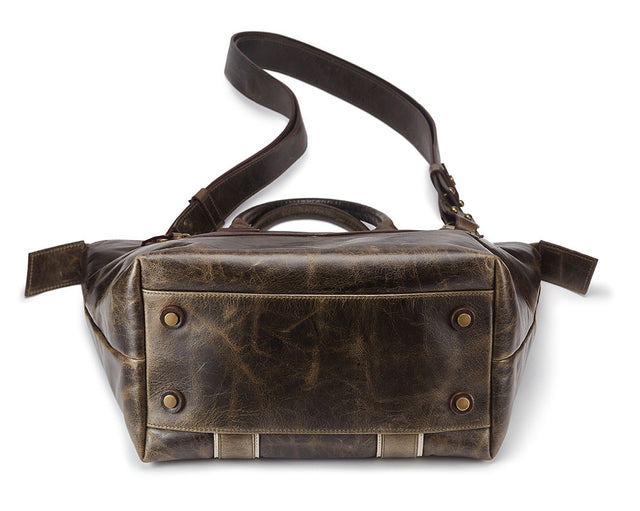 WOMEN'S MICHELETTO l LEATHER ZIP-TOP TOTE BAG